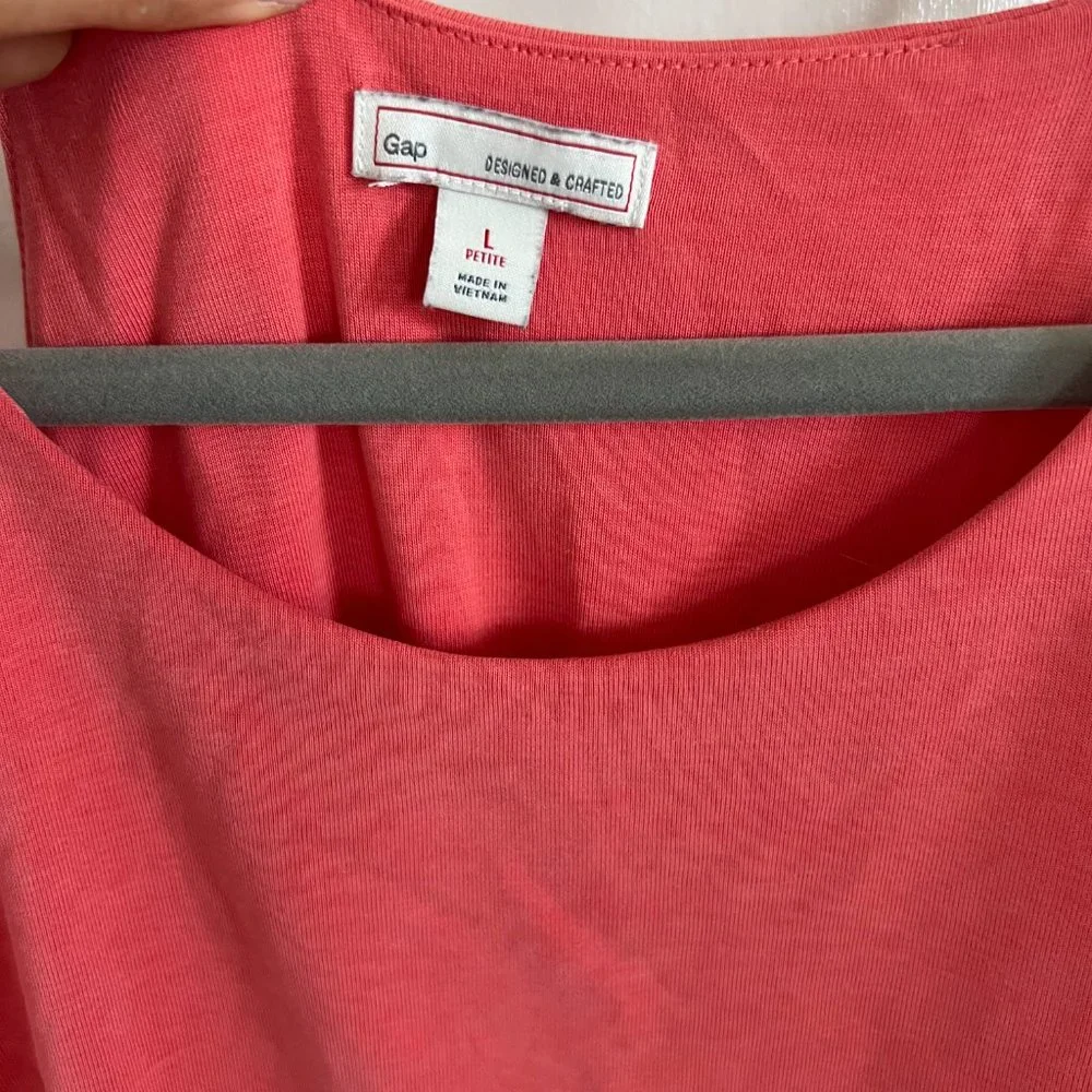 Gap coral halter maxi dress - Picture 7 of 9